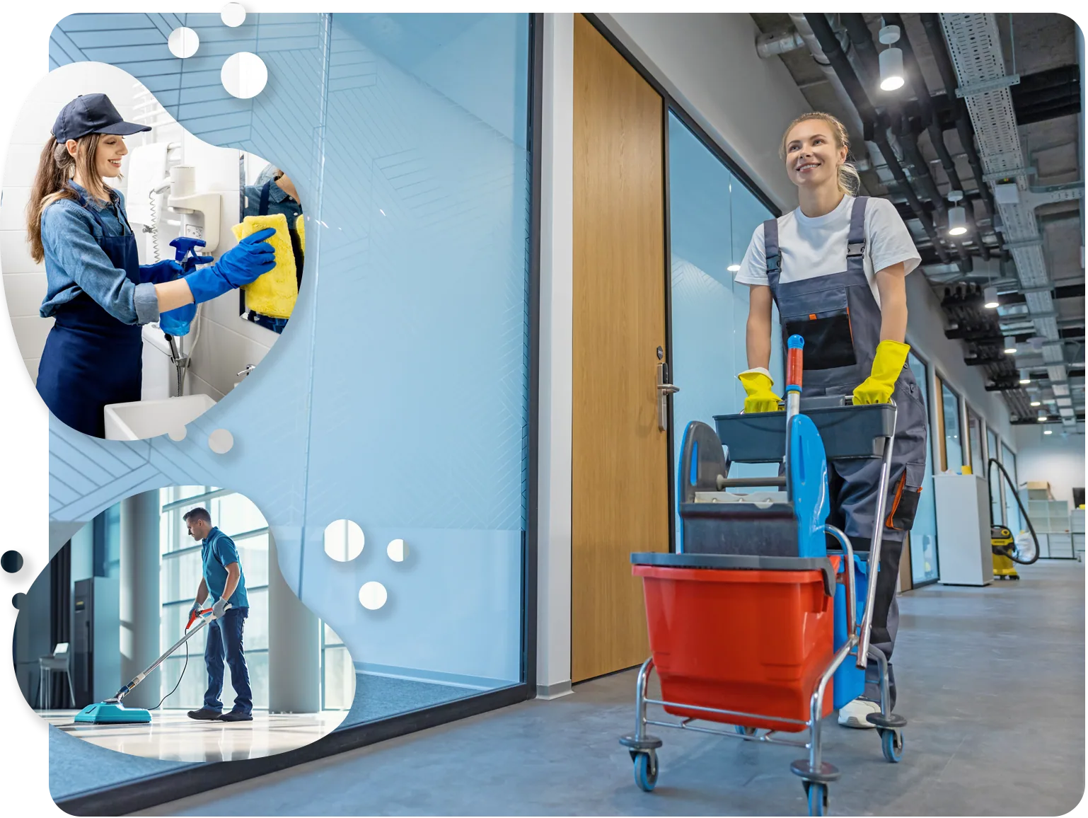 Professionelle Gebäudereinigung für Banken und Versicherungen - BAP Dienstleistungen